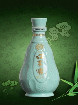 黑龍江口子窖青釉瓶